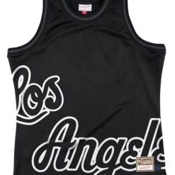 Shop All Mitchell & Ness Jersey - Big Face LA Lakers - Black And White - TMTK1061