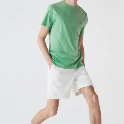 Lacoste T-Shirt - Crewneck Pima Cotton Jersey - Green-TTF - TH6709