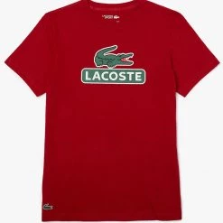 Lacoste T-Shirt - Drop Print - Red-5SX - TH6909