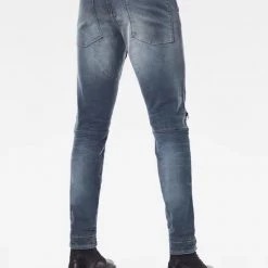 G-Star Jeans - 5620 3D Zip Knee Elto Novo - Worn In Smokey Night - D01252-B604 Shop All