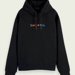 Shop All Scotch & Soda Hoodie - Logo - Black - 165351