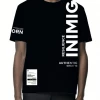 Shop All Inimigo T-Shirt - Lettering - Black - ITS8110