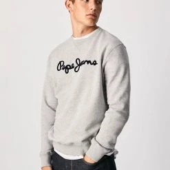 Pepe Jeans Sweater - Lamont - Grey Marl - PM581649 Shop All