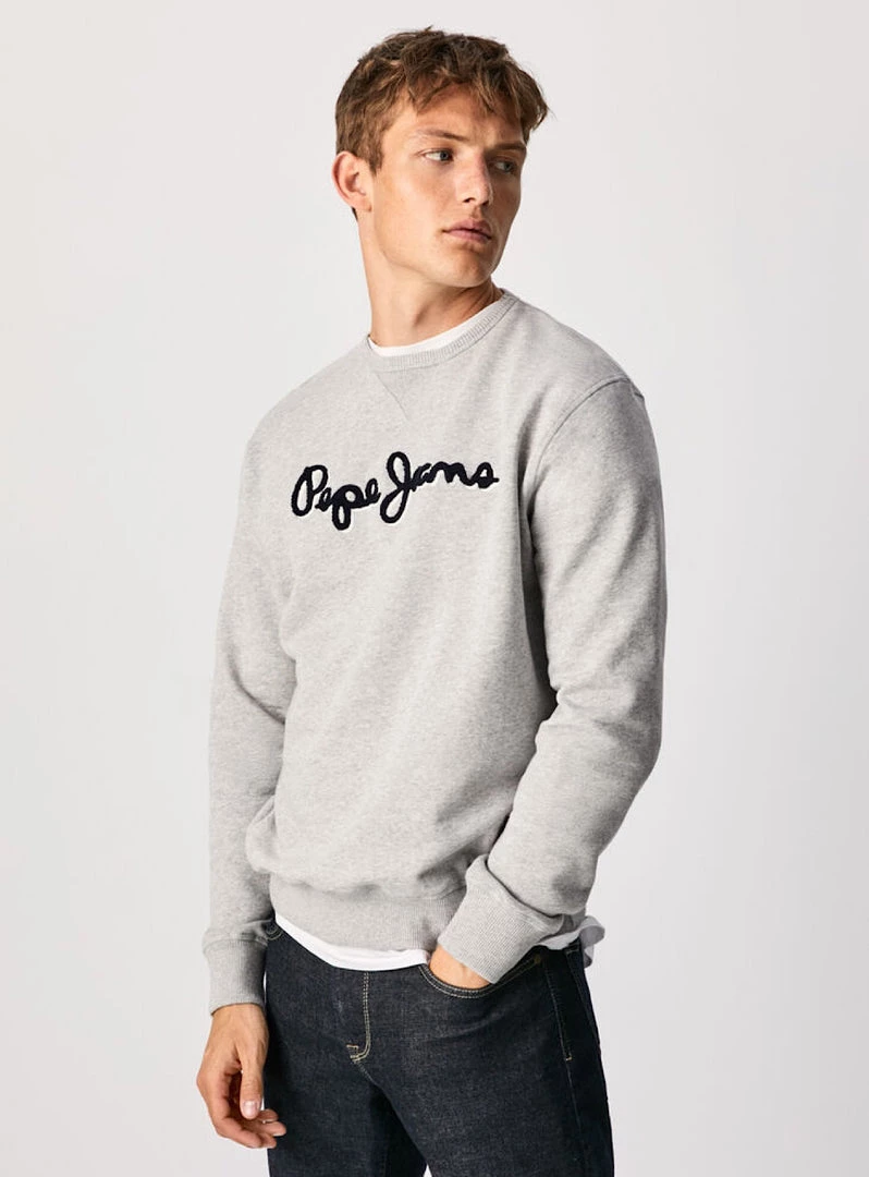 Pepe Jeans Sweater - Lamont - Grey Marl - PM581649 Shop All 2 Pepe Jeans Sweater - Lamont - Grey Marl - PM581649 Shop All