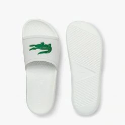 Shop All Lacoste Slides - Croco - White - 7-37CMA0018082