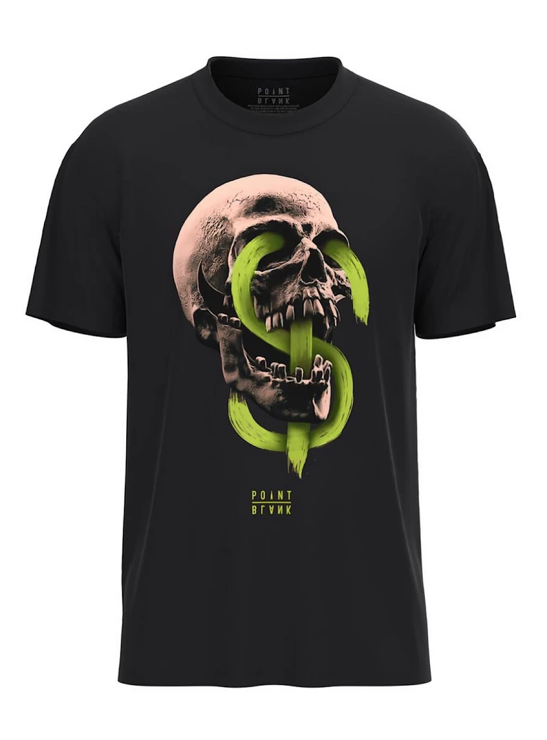 Shop All Point Blank T-Shirt - Dollar Skull - Black 1 Shop All Point Blank T-Shirt - Dollar Skull - Black