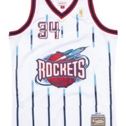 Mitchell & Ness Jersey - Houston Rockets Road 1996-97 Hakeem Olajuwon - White - SMJYAC18088