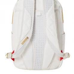 Shop All Sprayground Bag - Riviera Backpack - White And Gold - 910B4277NSZ