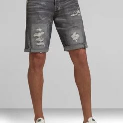 G-Star Denim Shorts - Scultar 3D - Faded Gravel Grey - D19195
