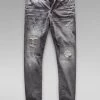 G-Star Jeans - 3301 Straight Tapered - Faded Gravel Grey Restored - 51003-C293 Shop All