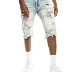 Smoke Rise Shorts - Ripoff Basic - Brighton Blue - JS21121R