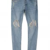Purple-Brand Jeans - Light Indigo Blowout - P001