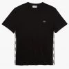 Lacoste T-Shirt - Side Print - Black - TH1207