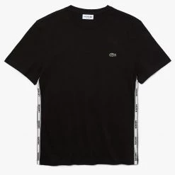 Lacoste T-Shirt - Side Print - Black - TH1207