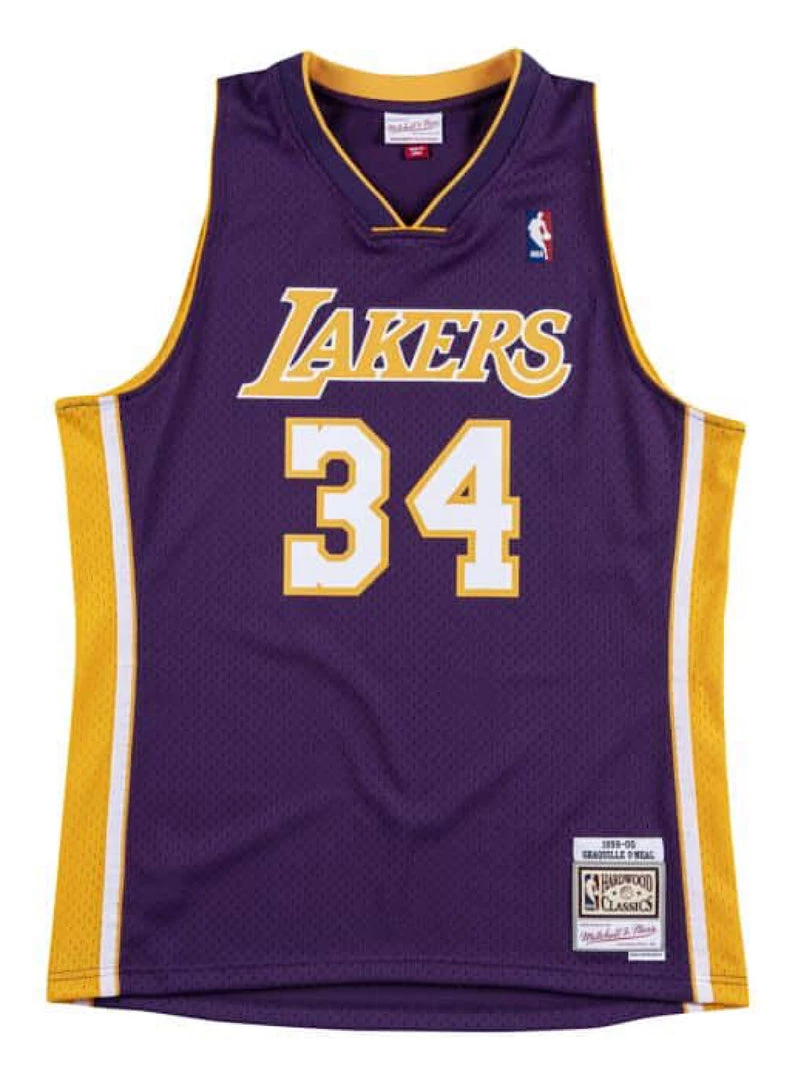 Mitchell & Ness Jersey - Los Angeles Lakers O'Neal 34 - Purple And Yellow - SMJYGS18447 1 Mitchell & Ness Jersey - Los Angeles Lakers O'Neal 34 - Purple And Yellow - SMJYGS18447