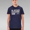 Shop All G-Star T-Shirt - Graphic - Sartho Blue - D14143