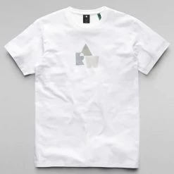 Shop All G-Star T-Shirt - Raw Logo - White - D21378