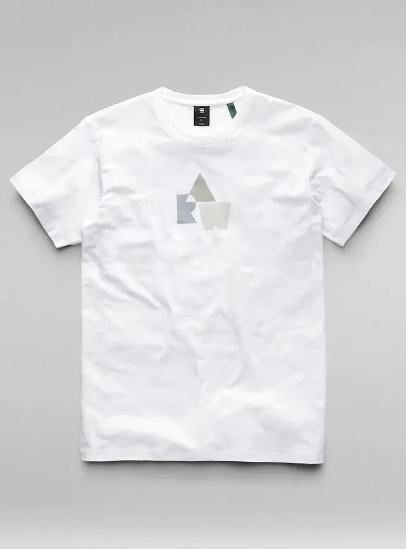 Shop All G-Star T-Shirt - Raw Logo - White - D21378 1 Shop All G-Star T-Shirt - Raw Logo - White - D21378