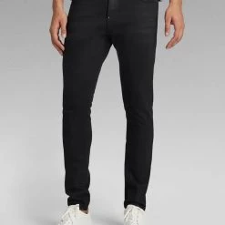 G-Star Jeans - Revend FWD Skinny - Jet Black Scar - D20071