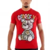 Shop All George V T-Shirt - Bear Print - Multi-Red - GV-2394