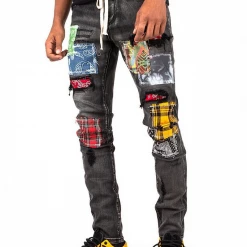 THRT Denim Jeans - Feature - Black And Multi