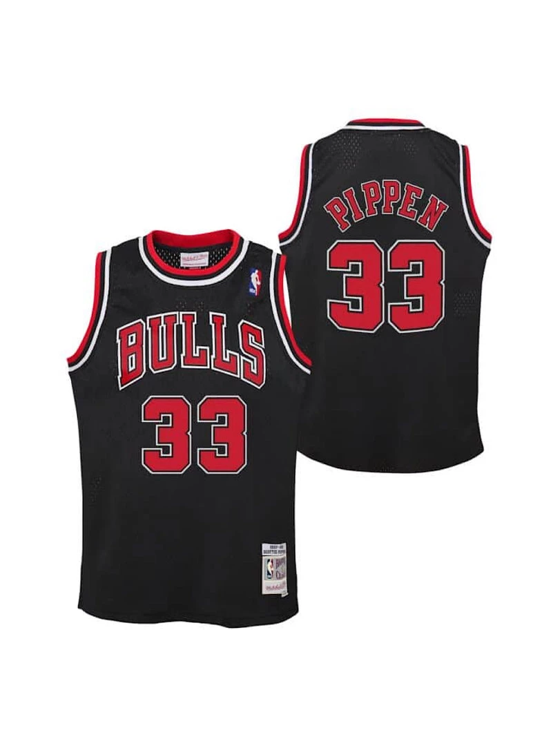 Shop All Mitchell & Ness Kids Jersey - Bulls 33 Pippen - Black And Red 1 Shop All Mitchell & Ness Kids Jersey - Bulls 33 Pippen - Black And Red