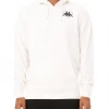 Kappa - Authentic Love Torun Hoodie - White Bright Shop All
