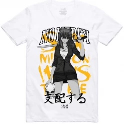 Point Blank T-Shirt - Asa Katana - White And Gold