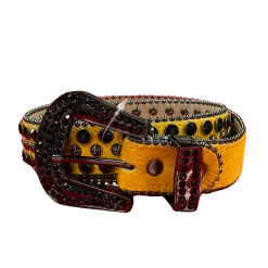 DNA Kids Belt - Snake Skin - Yellow And Black Shop All