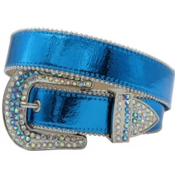 Shop All DNA Belt - Plain Snakeskin - Gloss Blue