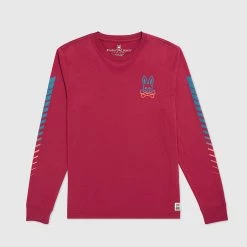 Psycho Bunny Shirt - Egremont - Cranberry - B6T218Q1FT Shop All