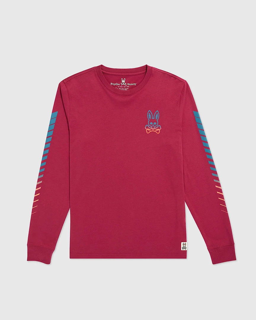 Psycho Bunny Shirt - Egremont - Cranberry - B6T218Q1FT Shop All 1 Psycho Bunny Shirt - Egremont - Cranberry - B6T218Q1FT Shop All