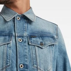 Shop All G-Star Jacket - Slim - Sun Faded Stone - D11150