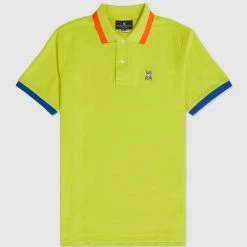 Psycho Bunny Polo - Hayfield Sport Polo - Limelight - B6K896N1PC