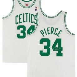 Mitchell & Ness Jersey - Celtics 34 Pierce - White And Green - SMJYAC20002