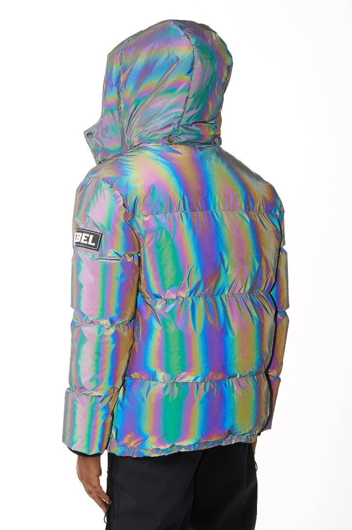 Rebel Minds Jacket - Puffer Coat - Reflective Dark Grey - 112-561 Shop All 3 Rebel Minds Jacket - Puffer Coat - Reflective Dark Grey - 112-561 Shop All