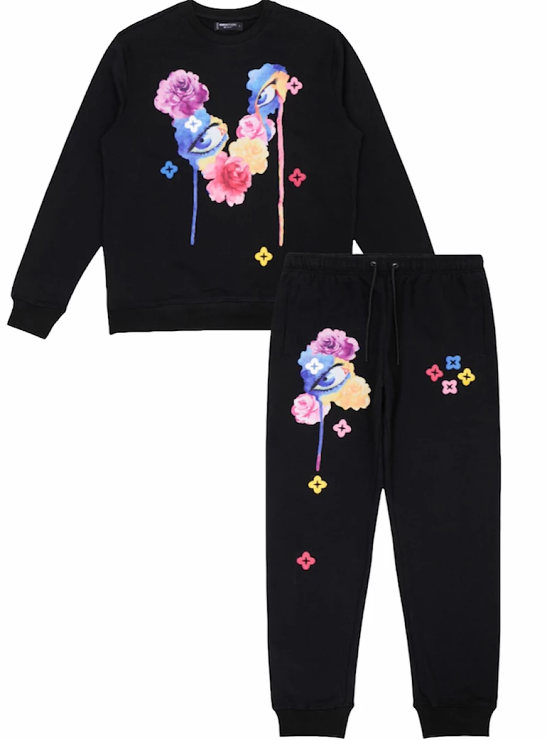 Roku Studio Sweatsuit - Victory Eyes - Black - RK5480569 Shop All 1 Roku Studio Sweatsuit - Victory Eyes - Black - RK5480569 Shop All