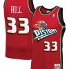 Mitchell & Ness Jersey - Detroit Pistons Hill 33 - Red - SMJYAC18057 Shop All