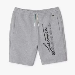 Lacoste Shorts - Signature Logo - Grey Chine - GH2640
