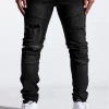 Crysp Denim Jeans - Bart - Jet Black - CRYSPJB-103