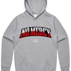 Point Blank Hoodie - No Mercy - Heather Grey