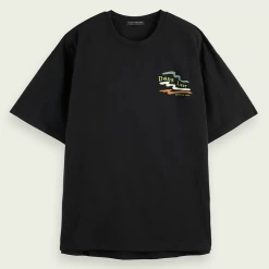 Shop All Scotch & Soda T-Shirt - Dans - Black - 162377