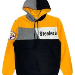 Mitchell & Ness Hoodie - Pittsburgh Steelers - Black And Yellow - FPHD1180