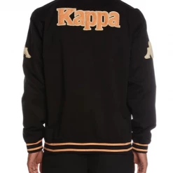 Kappa Jacket - Authentic Klaus Bomber - Black With Orange And Blue - 331326W 5 Kappa Jacket - Authentic Klaus Bomber - Black With Orange And Blue - 331326W