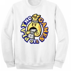 OYL Sweater - Play No Games - White