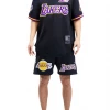 Shop All Pro Standard Short Set - Los Angeles Lakers - Black - BLL153894