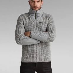 Shop All G-Star Sweater - Utility Half Zip - Micro Chip - D20678