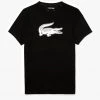 Lacoste T-Shirt - 3D Print Croc - Black - TH2042 Shop All