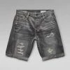 G-Star Denim Shorts - Scultar 3D - Faded Gravel Grey - D19195