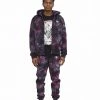 Shop All Cult Of Individuality Sweatsuit - Novelty - Merlot Tie Dye - 621B8-ZH22A
